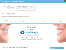Tablet Screenshot of drthomaslomonte.com